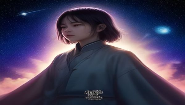 91视频网站热门影视《星际迷途》剧照，宇宙星云背景下两位主角对峙，史诗级视觉特效